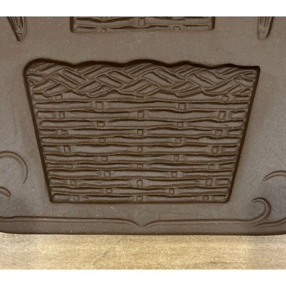HARTSTONE USA 1988 BASKET Shortbread Cookie Mold Vintage RARE 14.5” x 8" - Picture 2 of 3